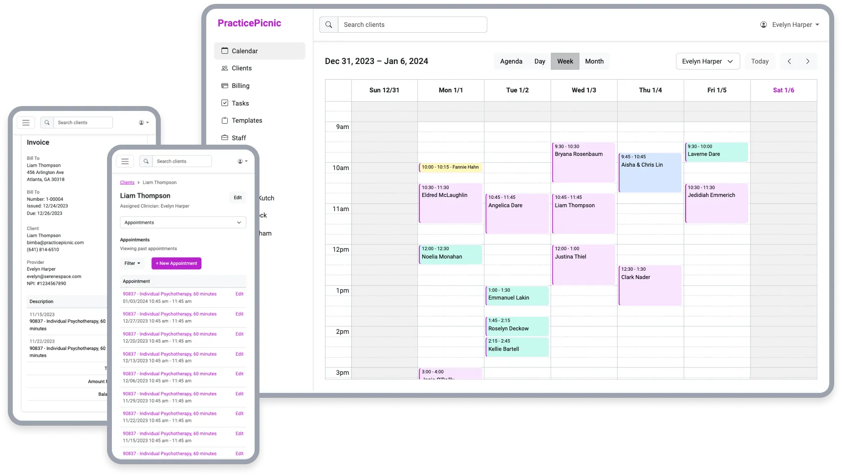 computer and smartphone screenshot